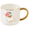 Vintage Santa 14 oz Gold Handle Coffee Mug
