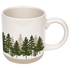 Forest 14 oz Cream Stoneware Coffee Mug