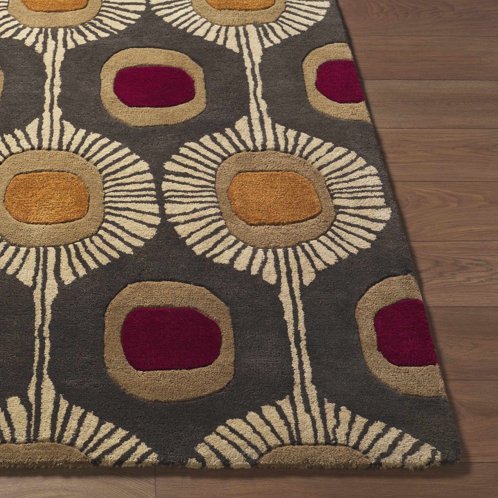 Canovanas Modern Wool Rug