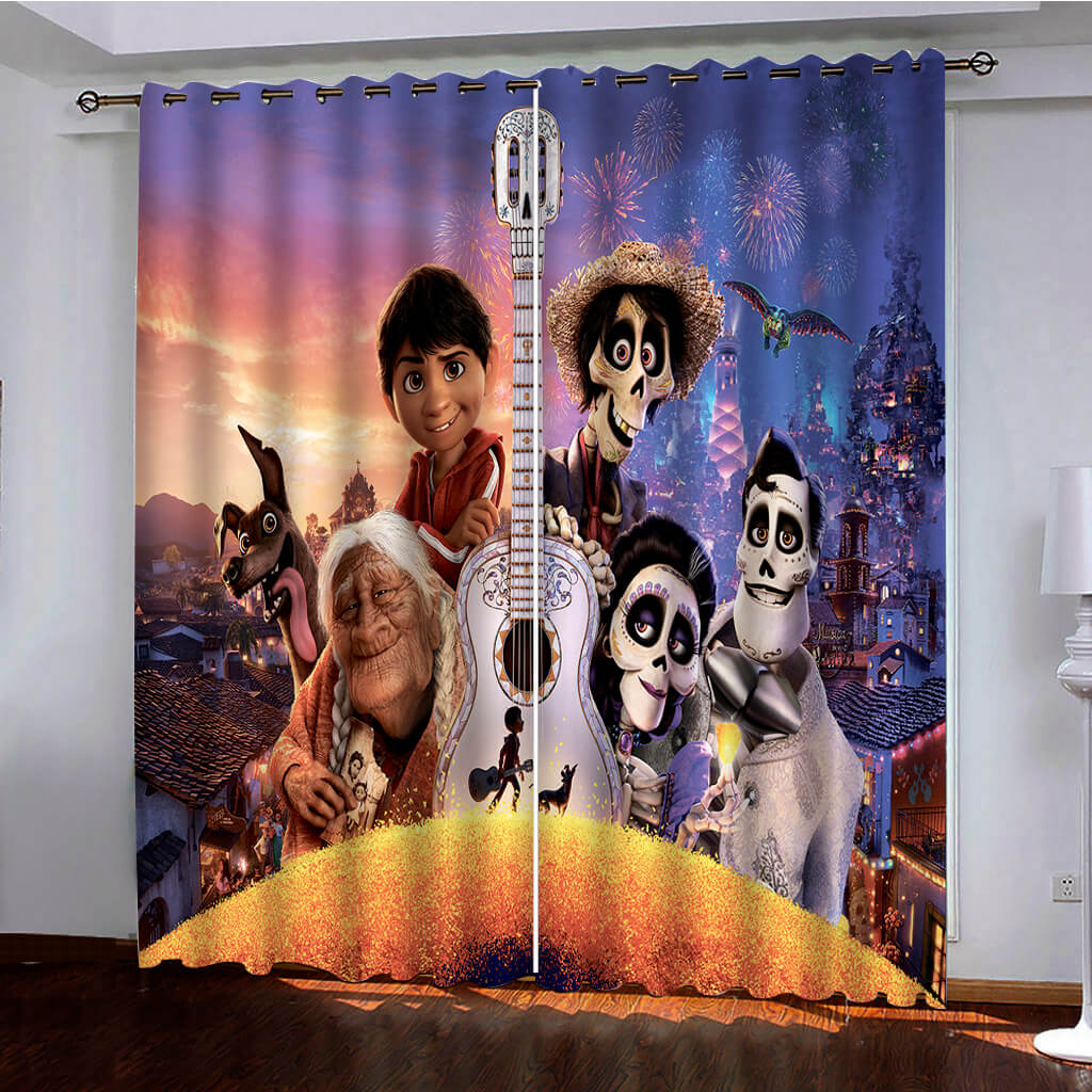 COCO Curtains Pattern Blackout Window Drapes