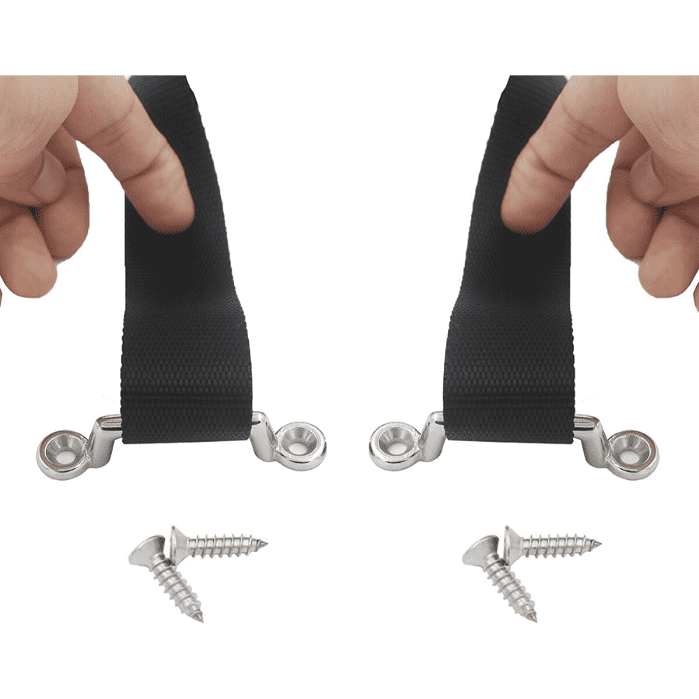 Cooler Tie Down Strap Kit with Stainless Footman/Deck Loops COLOR OPTIONS  | LENGTH OPTIONS