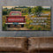 Custom Vintage Truck Couple Sign III