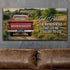 Custom Vintage Truck Couple Sign III