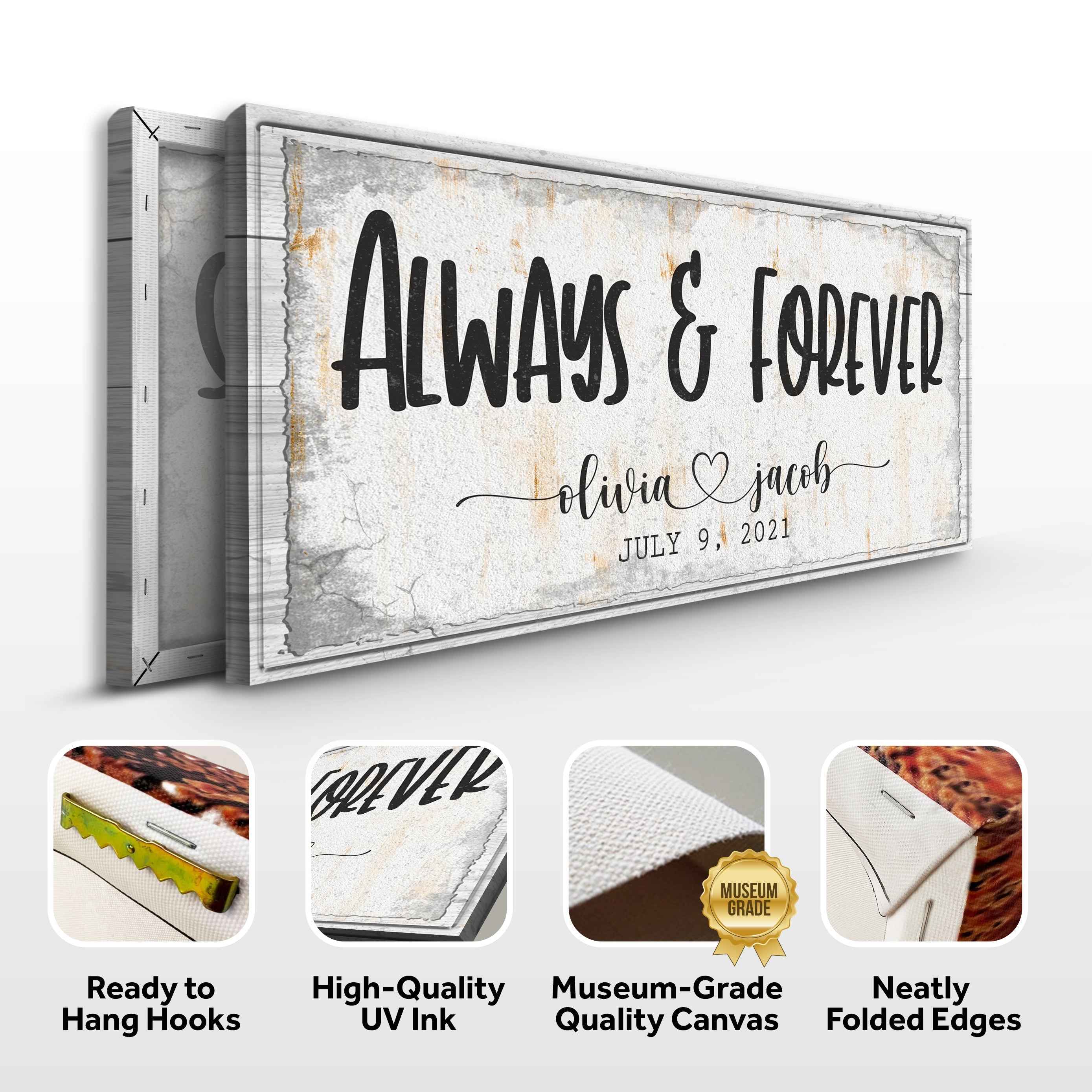 Always And Forever Couple Sign