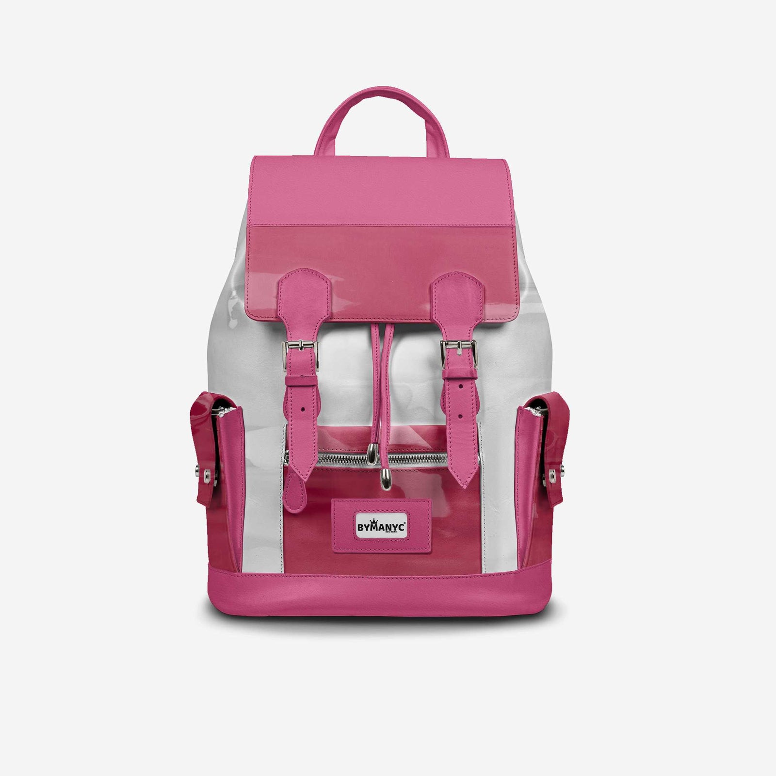 COUTURE Eco Backpack – Pink & White Edition | BYMANYC ® New York
