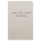 Tan One Line A Day Memory Journal