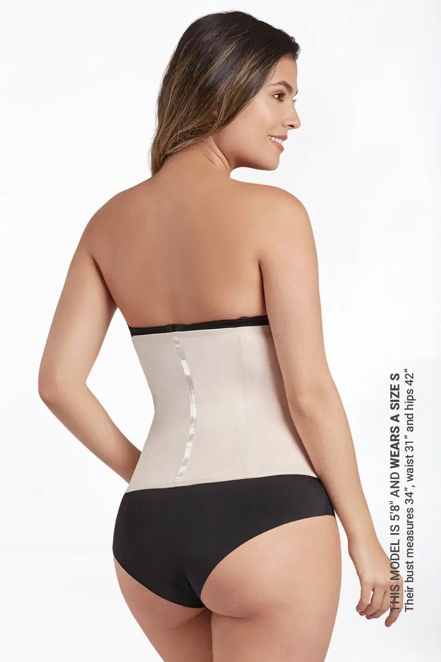 CURVEEZ Waist Trainer for Women Sculpting Latex