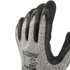 Cut-Resistant Safety Work Gloves with Sandy Nitrile Dipped Palms - Pack of 12