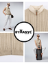 Cable-Knit Vest with Nylon Stand-Up Collar • BYMANYC ® New York