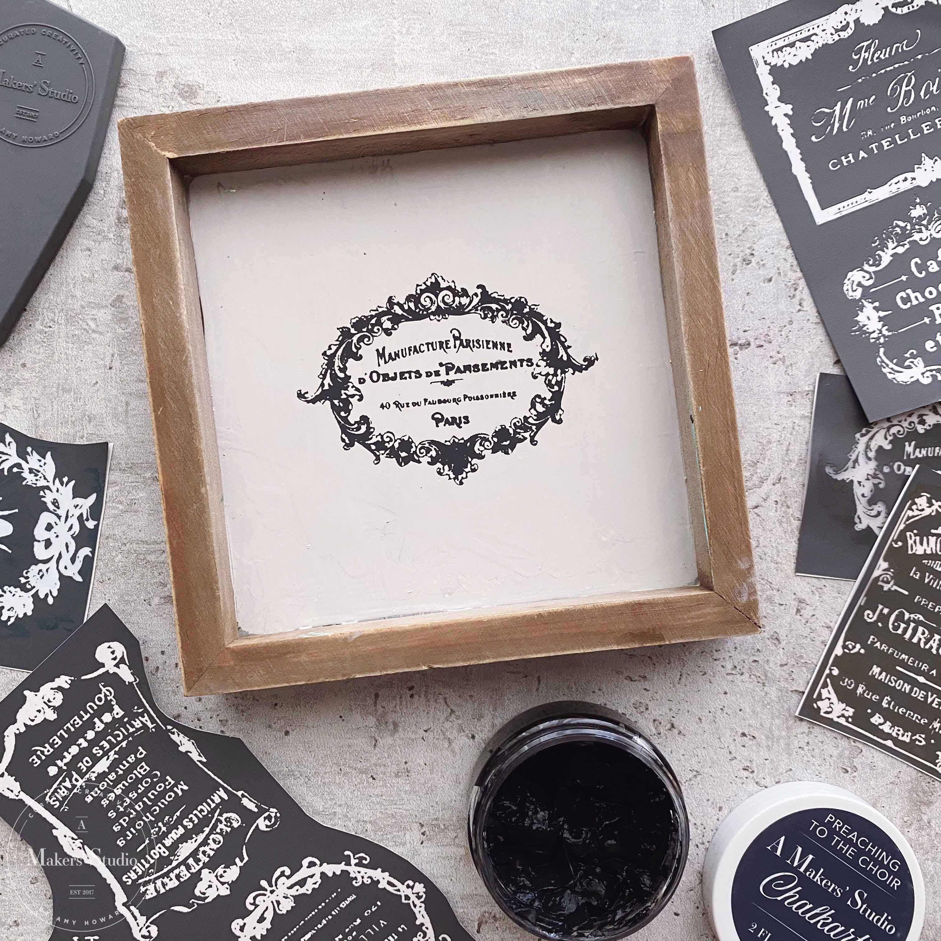 Cafe Chocolat - Mesh Stencil 8.5x11