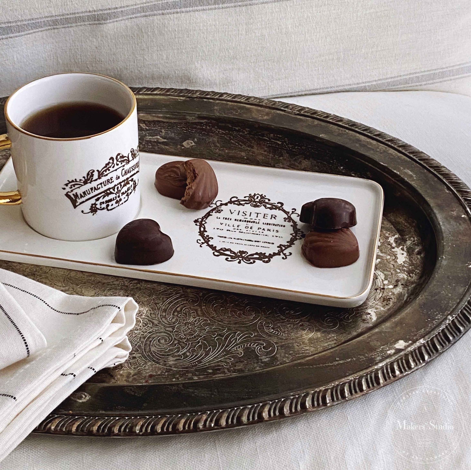 Cafe Chocolat - Mesh Stencil 8.5x11