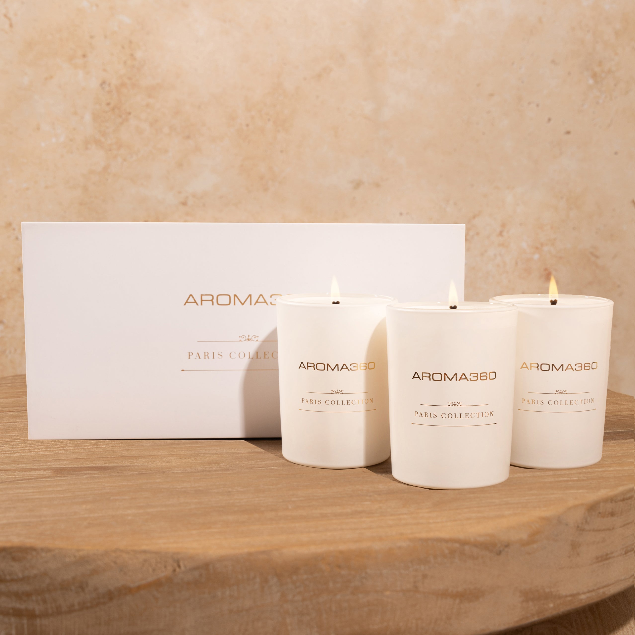 Paris Collection Candle Trio Pure Luxury Fragrance