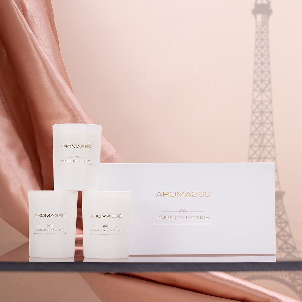 Paris Collection Candle Trio Pure Luxury Fragrance