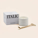 Ceramic Candle & Wick Trimmer Set