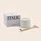 Ceramic Candle & Wick Trimmer Set