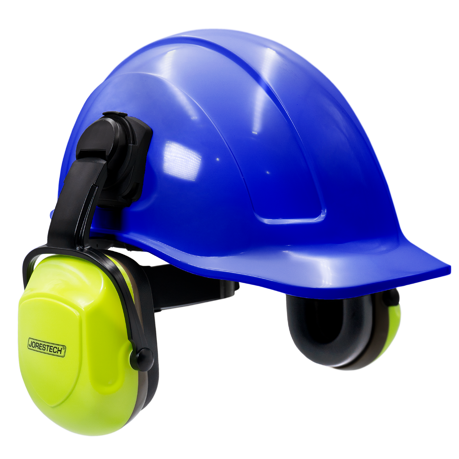 Cap-Style Hard Hat Kit with High Vis Mountable Earmuffs