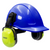 Cap-Style Hard Hat Kit with High Vis Mountable Earmuffs