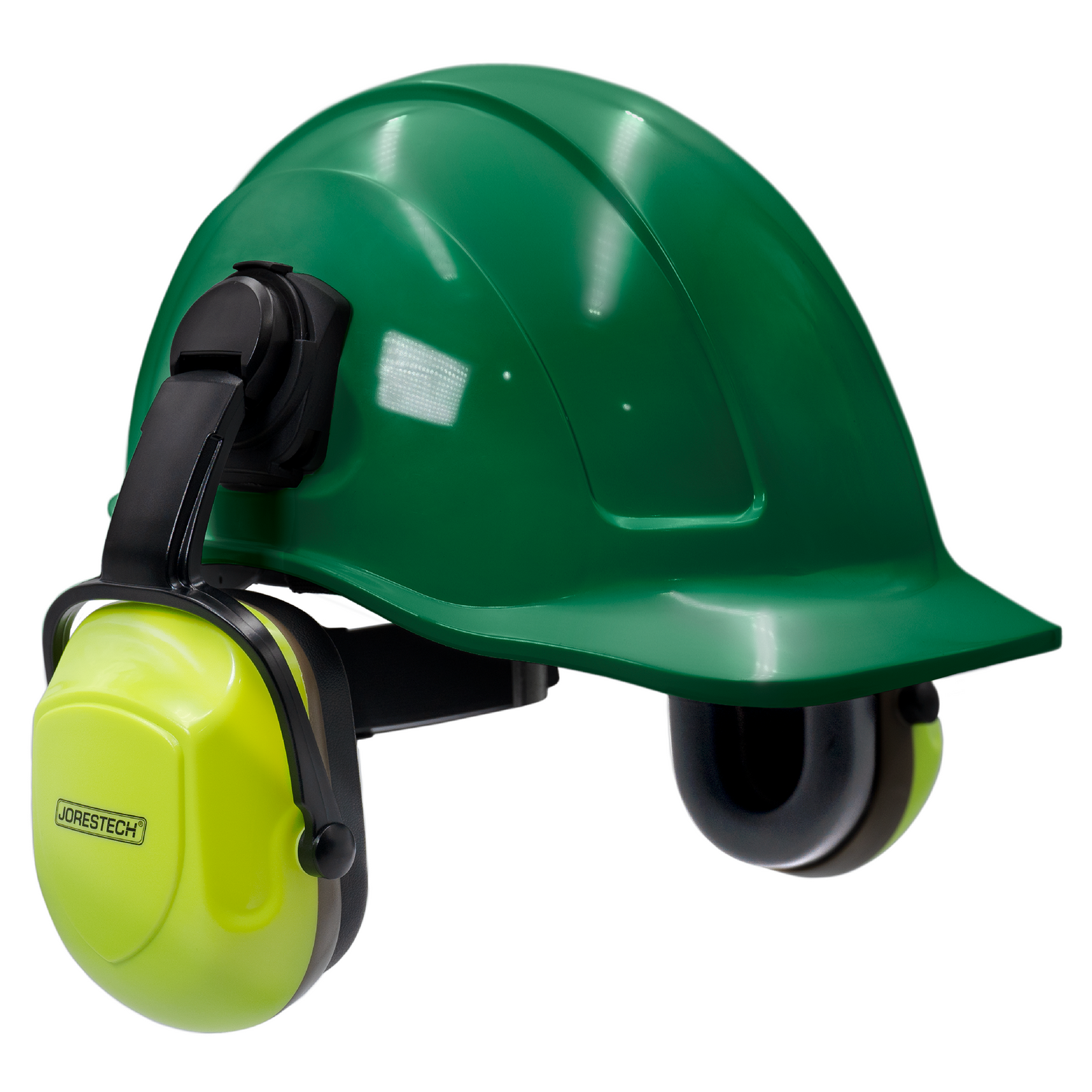 Cap-Style Hard Hat Kit with High Vis Mountable Earmuffs