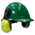 Cap-Style Hard Hat Kit with High Vis Mountable Earmuffs