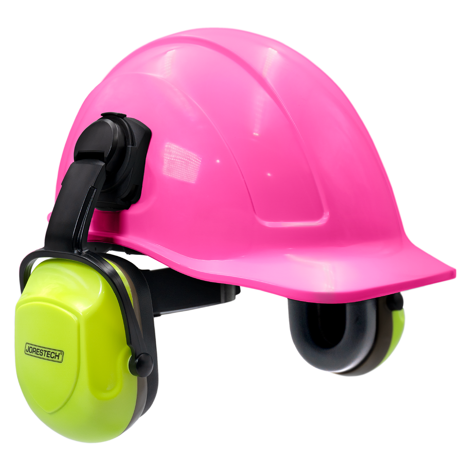 Cap-Style Hard Hat Kit with High Vis Mountable Earmuffs
