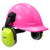 Cap-Style Hard Hat Kit with High Vis Mountable Earmuffs