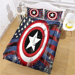 Captain America Bedding Set Quilt Cover Without Filler
