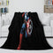 Captain America Blanket Pattern Flannel Kids Room Throw