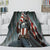 Captain America Blanket Pattern Flannel Kids Room Throw