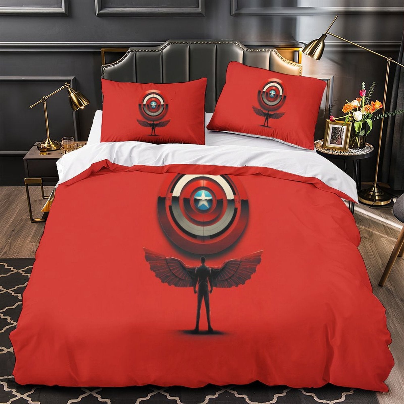 Captain America Brave New World Bedding Set Quilt Cover Without Filler