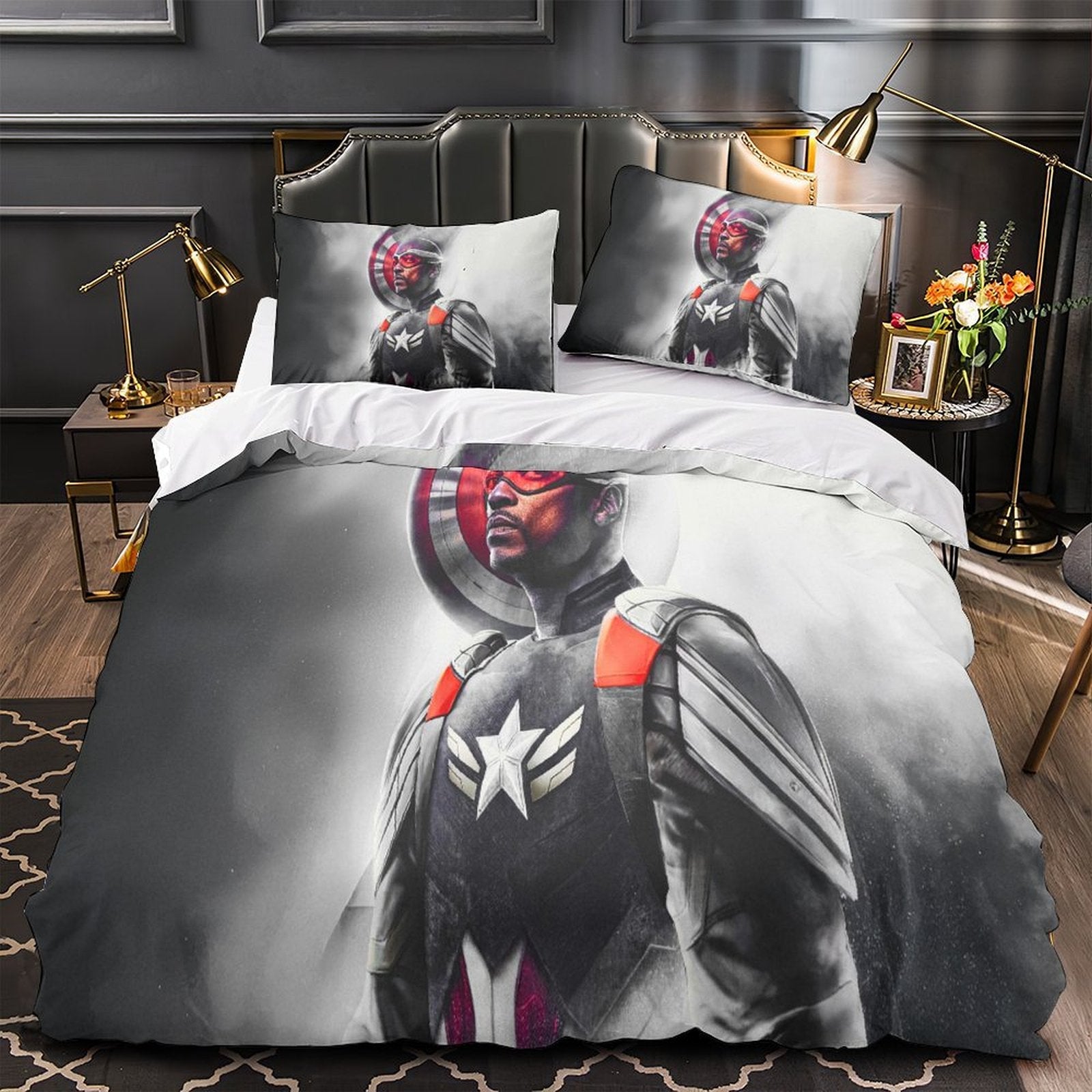 Captain America Brave New World Bedding Set Quilt Cover Without Filler
