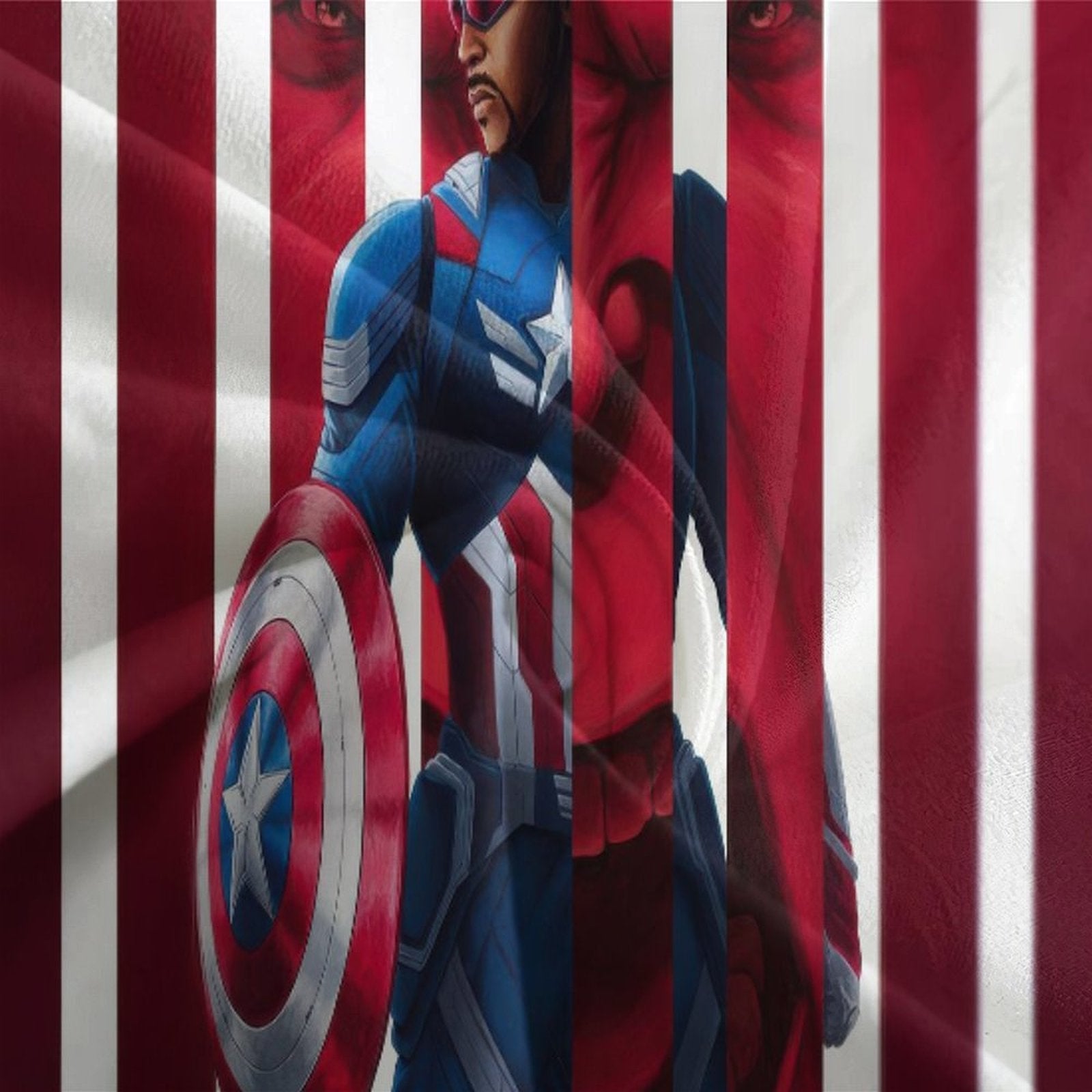 Captain America Brave New World Bedding Set Quilt Cover Without Filler