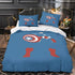 Captain America Duvet Cover Kids Room Bedding Set Without Filler