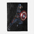 Captain America Iron Man Blanket Flannel Throw Room Decoration
