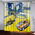Car Model Hot Wheels Curtains Blackout Window Drapes