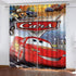 Car Pattern Curtains Blackout Window Drapes Room Decoration
