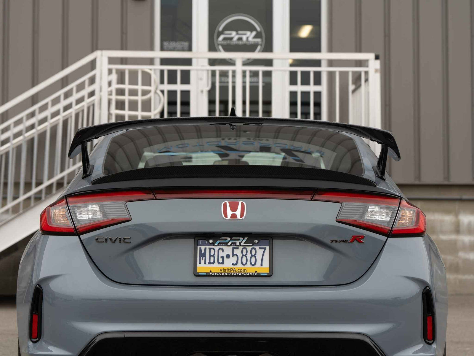 OLM Carbon Fiber Wing Type 1 (Top Only) - 2023-25 Honda Civic Type R