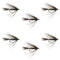 Carey Special Soft Hackle Grouse and Peacock Wet Fly - 6 Flies Hook Size 10