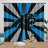 Carolina Panthers Curtains Blackout Window Drapes Room Decoration