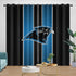 Carolina Panthers Curtains Blackout Window Drapes Room Decoration