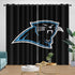 Carolina Panthers Curtains Blackout Window Drapes Room Decoration