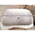 Carrara Marble Rustic Natural Stone Vessel Sink Polished Interior Hand Chiseled Exterior (W)16" (L)22" (H)5"