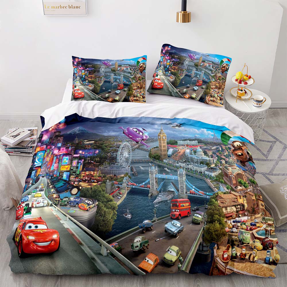 Cars Pattern Bedding Set Quilt Cover Without Filler