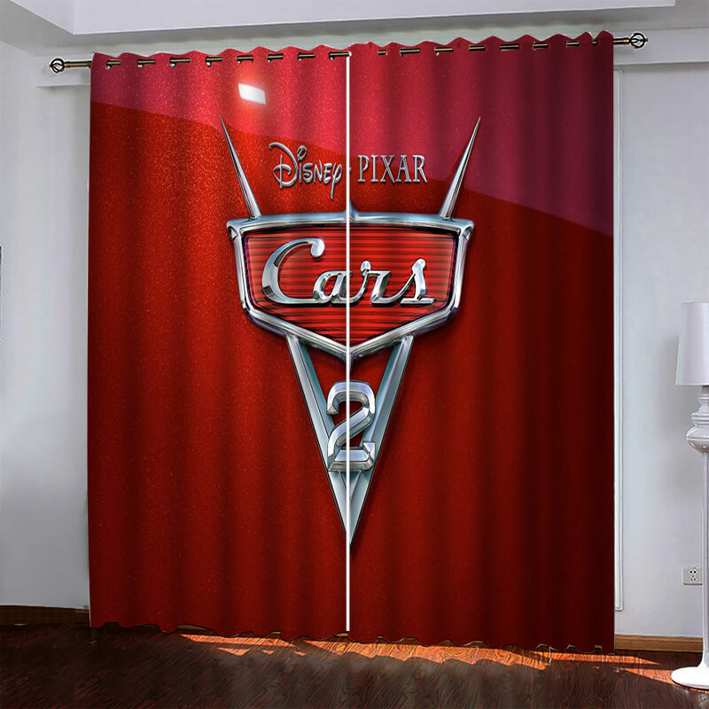 Cars Pattern Curtains Pattern Blackout Window Drapes
