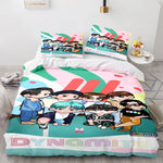 Cartoon BT21 BTS Butter Bedding Set Quilt Duvet Cover Bedding Sets