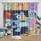 Cartoon Bluey Curtains Blackout Window Drapes Kids Room Decoration