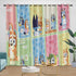 Cartoon Bluey Curtains Blackout Window Drapes Kids Room Decoration