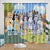 Cartoon Bluey Curtains Pattern Blackout Window Drapes