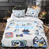Cartoon Bluey Duvet Cover Pattern Bedding Set Room Decoration