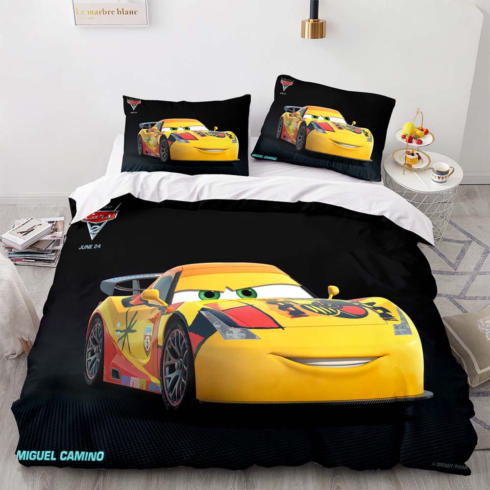 Cartoon Cars Bedding Set Quilt Cover Without Filler
