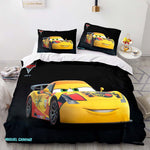 Cartoon Cars Bedding Set Quilt Cover Without Filler